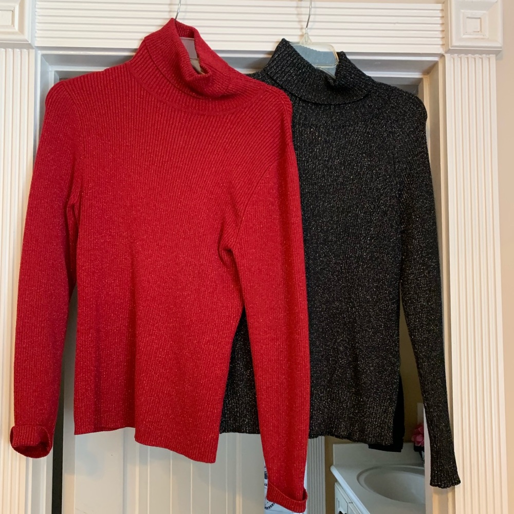 Sparkle Turtlenecks